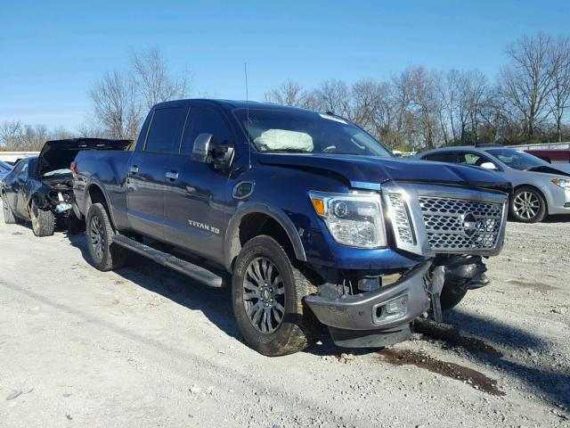 1N6BA1F4XGN503616 - 2016 NISSAN TITAN XD S BLUE photo 1