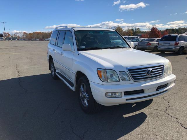 JTJHT00W064013084 - 2006 LEXUS LX 470 WHITE photo 1