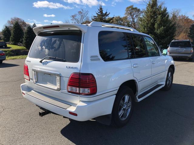 JTJHT00W064013084 - 2006 LEXUS LX 470 WHITE photo 4