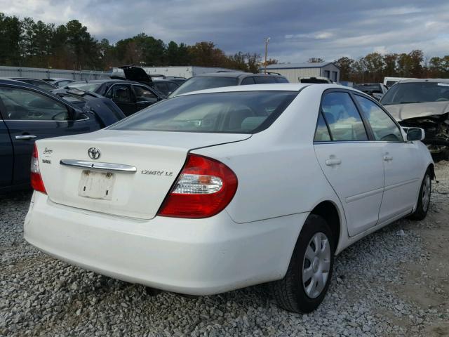 4T1BE32KX3U180770 - 2003 TOYOTA CAMRY LE WHITE photo 4