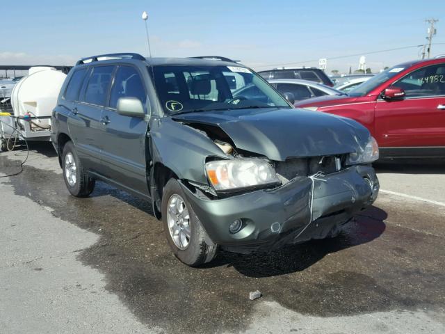 JTEDP21A070134142 - 2007 TOYOTA HIGHLANDER GREEN photo 1