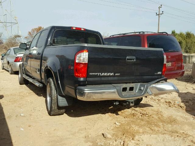 5TBET34146S545411 - 2006 TOYOTA TUNDRA DOU BLACK photo 3