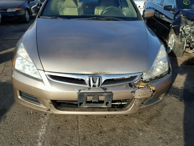 1HGCM56716A152974 - 2006 HONDA ACCORD EX TAN photo 9