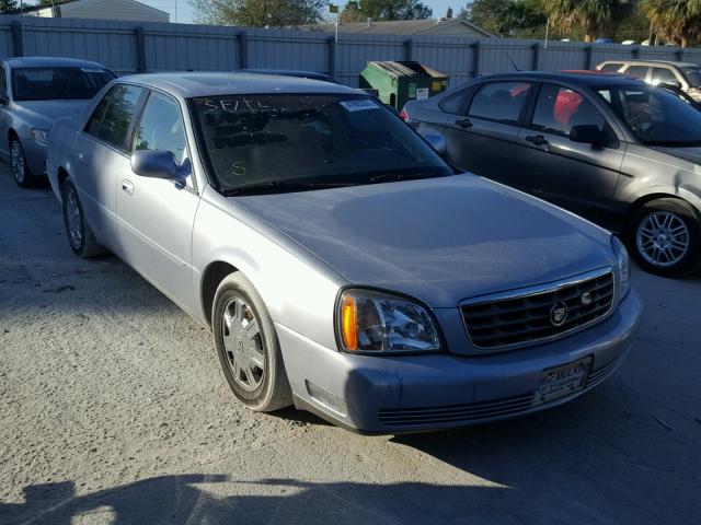 1G6KD54Y44U247940 - 2004 CADILLAC DEVILLE BLUE photo 1