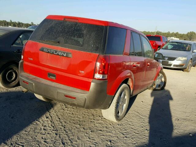 5GZCZ53424S889407 - 2004 SATURN VUE RED photo 4