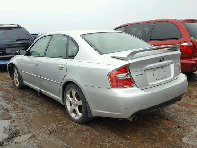 4S3BL626967205840 - 2006 SUBARU LEGACY 2.5 SILVER photo 3