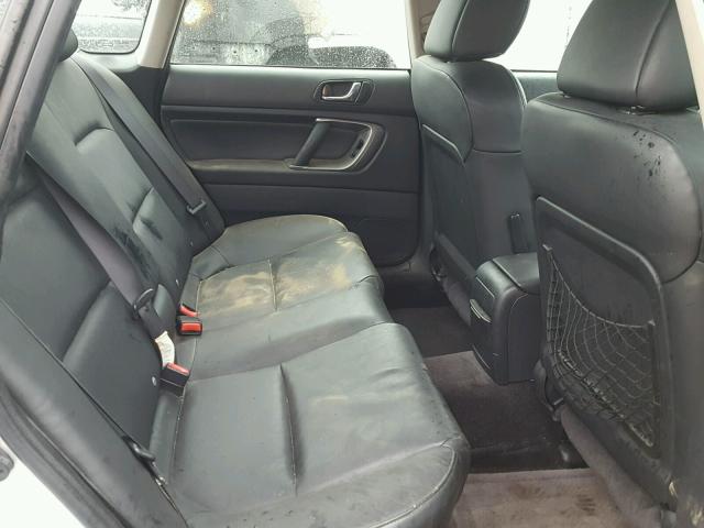 4S3BL626967205840 - 2006 SUBARU LEGACY 2.5 SILVER photo 6