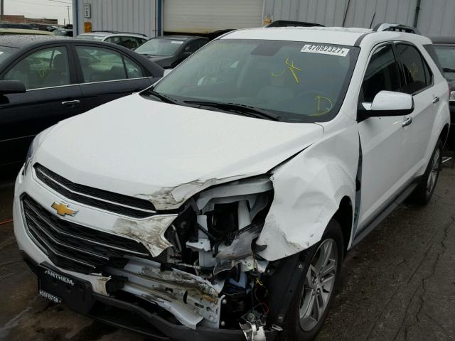 2GNALDEK6G6217381 - 2016 CHEVROLET EQUINOX LT WHITE photo 2