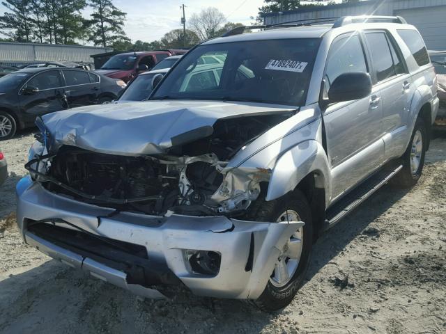 JTEZU14R78K015648 - 2008 TOYOTA 4RUNNER SR SILVER photo 2