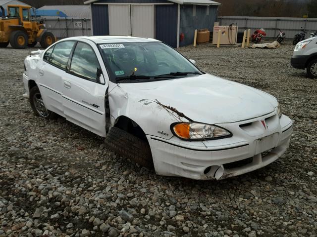 1G2NW52E82M538097 - 2002 PONTIAC GRAND AM G WHITE photo 1