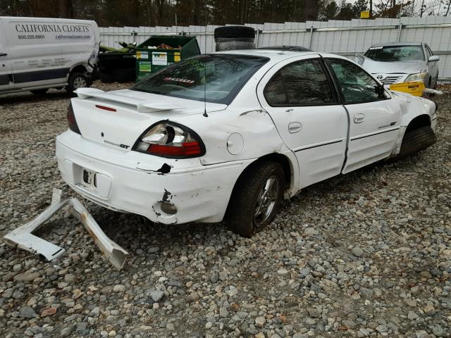 1G2NW52E82M538097 - 2002 PONTIAC GRAND AM G WHITE photo 4