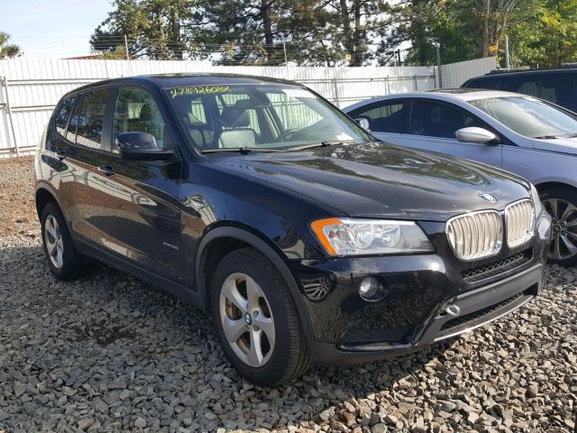5UXWX5C55CL722544 - 2012 BMW X3 XDRIVE2 BLACK photo 1