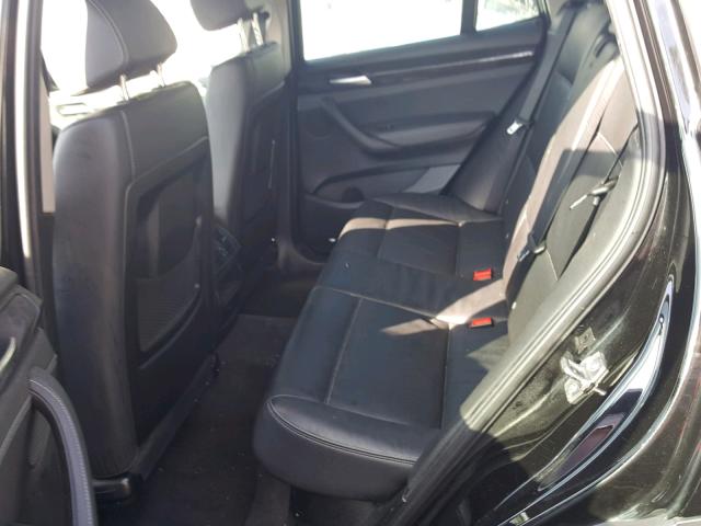 5UXWX5C55CL722544 - 2012 BMW X3 XDRIVE2 BLACK photo 6