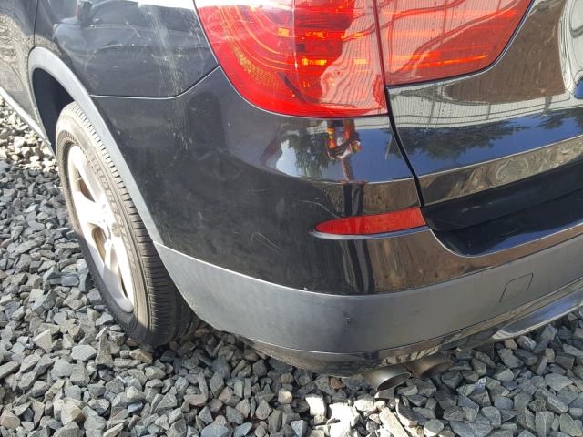 5UXWX5C55CL722544 - 2012 BMW X3 XDRIVE2 BLACK photo 9