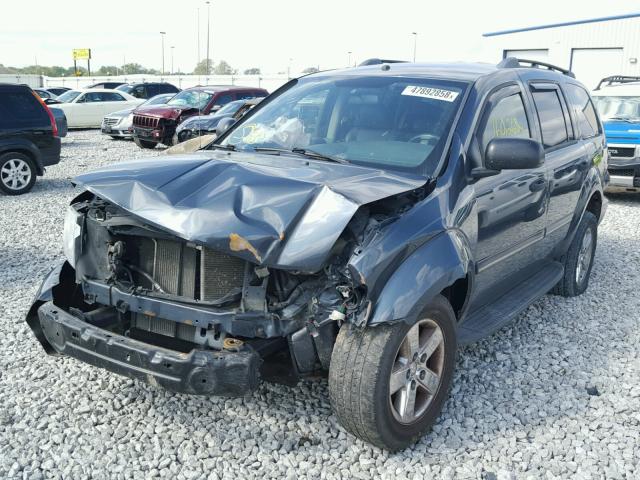 1D8HB48T99F702526 - 2009 DODGE DURANGO SL BLUE photo 2