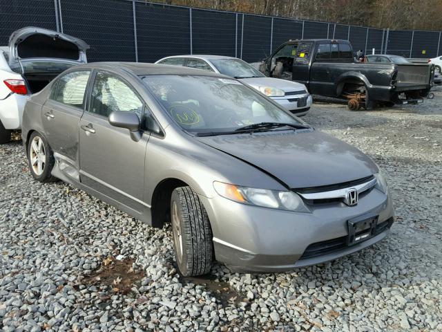 1HGFA16838L022130 - 2008 HONDA CIVIC EX GRAY photo 1