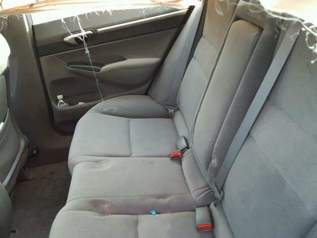 1HGFA16838L022130 - 2008 HONDA CIVIC EX ნაცრისფერი ფოტო 6