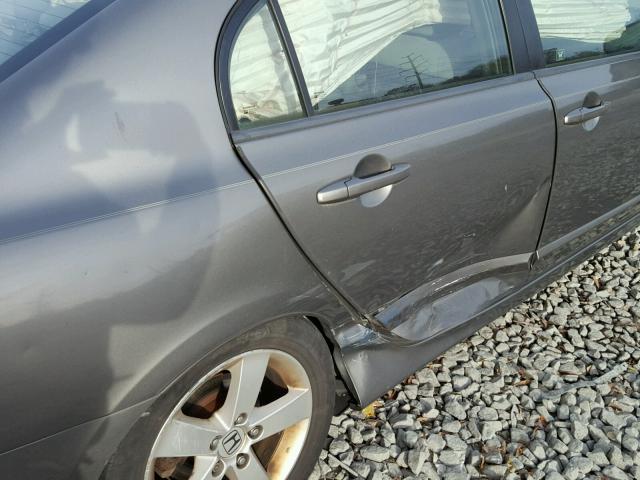 1HGFA16838L022130 - 2008 HONDA CIVIC EX ნაცრისფერი ფოტო 9