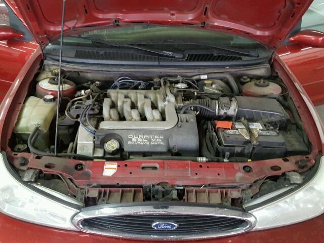 1FAFP66L0XK139687 - 1999 FORD CONTOUR SE RED photo 7