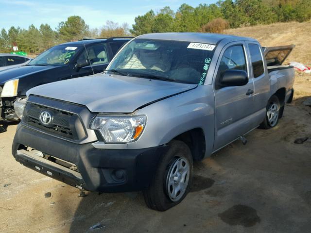 5TFTX4CN1CX018705 - 2012 TOYOTA TACOMA ACC SILVER photo 2