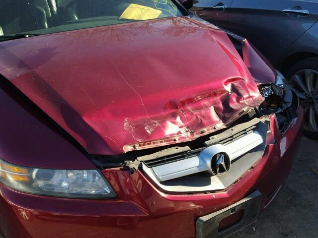 19UUA65514A067620 - 2004 ACURA TL BURGUNDY photo 9