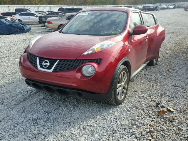 JN8AF5MR9ET359754 - 2014 NISSAN JUKE S RED photo 2