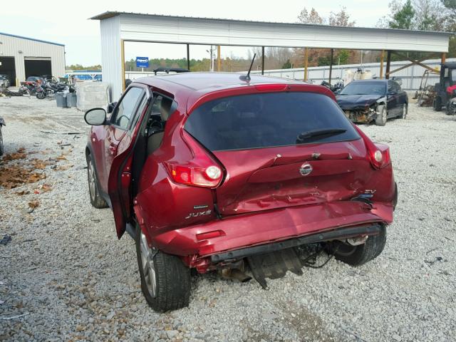 JN8AF5MR9ET359754 - 2014 NISSAN JUKE S RED photo 3