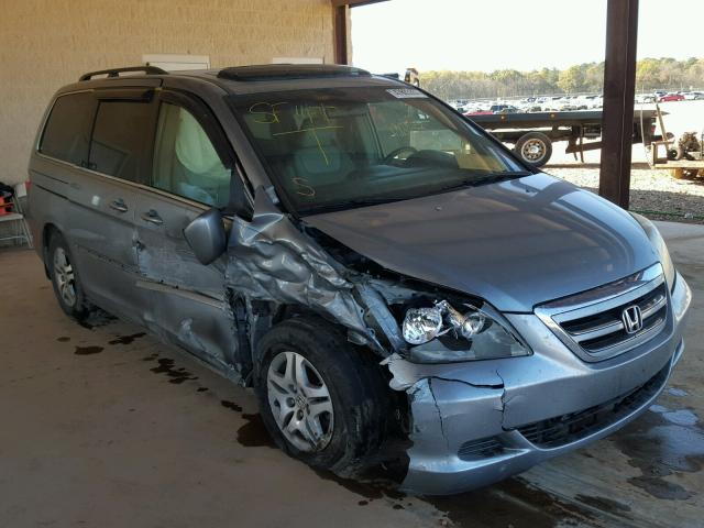 5FNRL38666B077779 - 2006 HONDA ODYSSEY EX SILVER photo 1