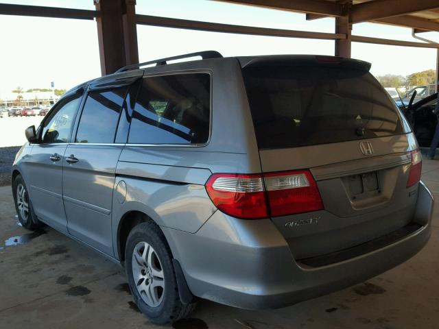 5FNRL38666B077779 - 2006 HONDA ODYSSEY EX SILVER photo 3