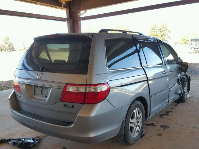 5FNRL38666B077779 - 2006 HONDA ODYSSEY EX SILVER photo 4