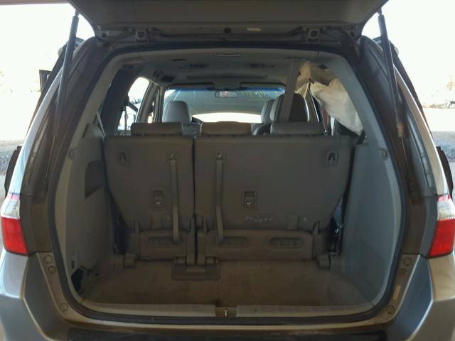 5FNRL38666B077779 - 2006 HONDA ODYSSEY EX SILVER photo 9