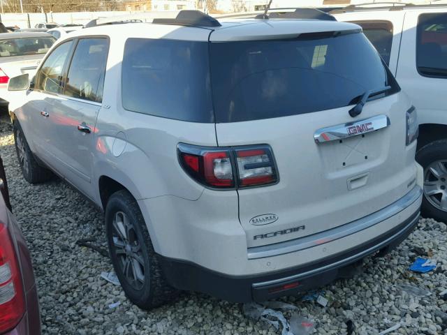 1GKKVRKD1FJ316951 - 2015 GMC ACADIA SLT WHITE photo 3