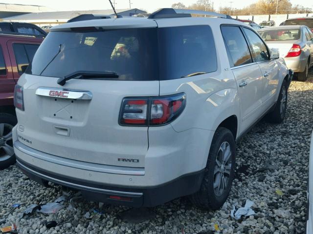 1GKKVRKD1FJ316951 - 2015 GMC ACADIA SLT WHITE photo 4