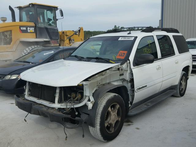 1GNES16P246111038 - 2004 CHEVROLET TRAILBLAZE WHITE photo 2