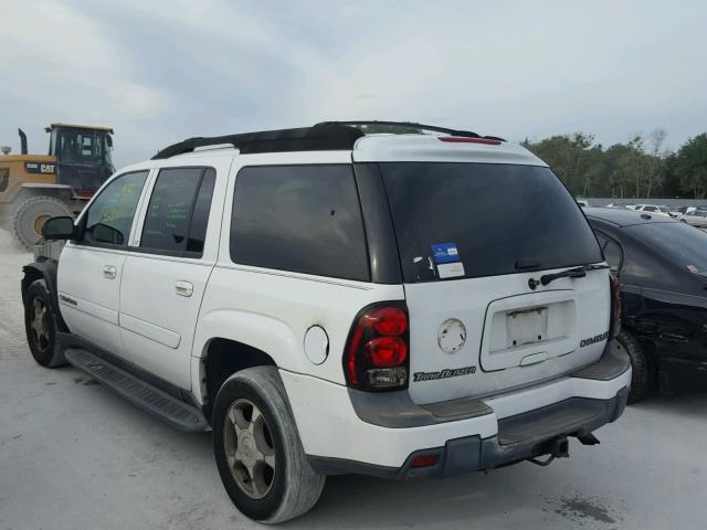 1GNES16P246111038 - 2004 CHEVROLET TRAILBLAZE WHITE photo 3