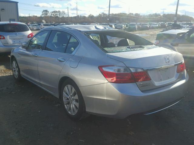 1HGCR2F82DA276399 - 2013 HONDA ACCORD EXL SILVER photo 3