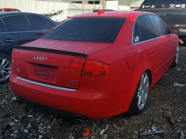 WAUDF68E75A415107 - 2005 AUDI A4 2.0T QU RED photo 4