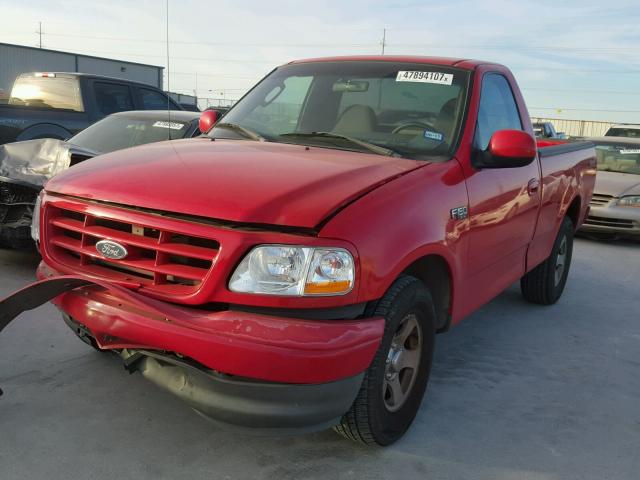 1FTRF17202NB88351 - 2002 FORD F150 RED photo 2