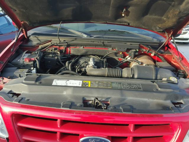 1FTRF17202NB88351 - 2002 FORD F150 RED photo 7