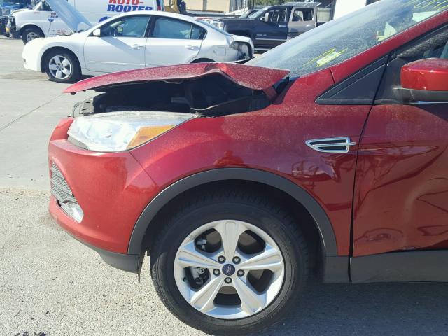 1FMCU0G93DUD75641 - 2013 FORD ESCAPE SE RED photo 10