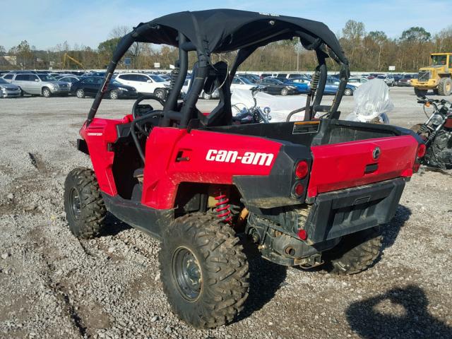 3JBKGAN23HJ000608 - 2017 CAN-AM COMMANDER RED photo 3