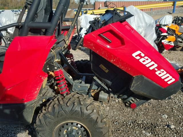3JBKGAN23HJ000608 - 2017 CAN-AM COMMANDER RED photo 9