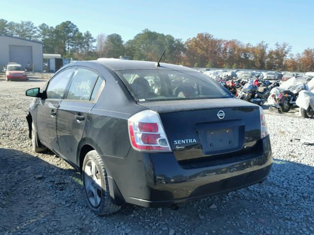 3N1AB61E68L624429 - 2008 NISSAN SENTRA 2.0 BLACK photo 3