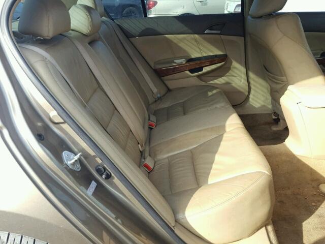 1HGCP368X8A024160 - 2008 HONDA ACCORD EXL TAN photo 6