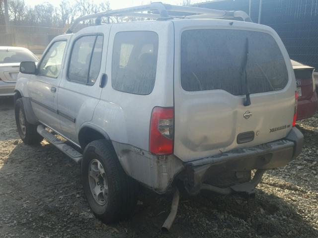 5N1ED28Y0YC551728 - 2000 NISSAN XTERRA XE SILVER photo 3