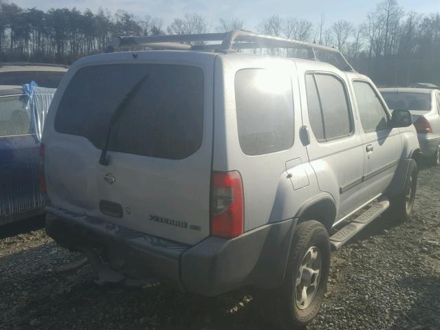 5N1ED28Y0YC551728 - 2000 NISSAN XTERRA XE SILVER photo 4