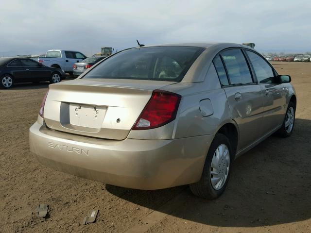 1G8AZ55F86Z128411 - 2006 SATURN ION LEVEL GOLD photo 4