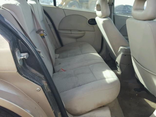 1G8AZ55F86Z128411 - 2006 SATURN ION LEVEL GOLD photo 6