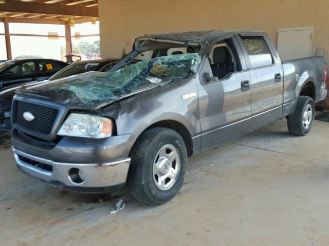 1FTRW12W06FB64206 - 2006 FORD F150 SUPER GRAY photo 2