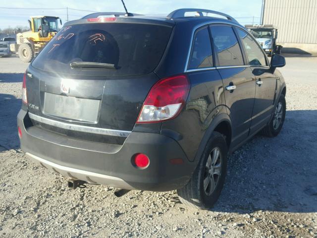 3GSCL33P78S685508 - 2008 SATURN VUE XE BLACK photo 4